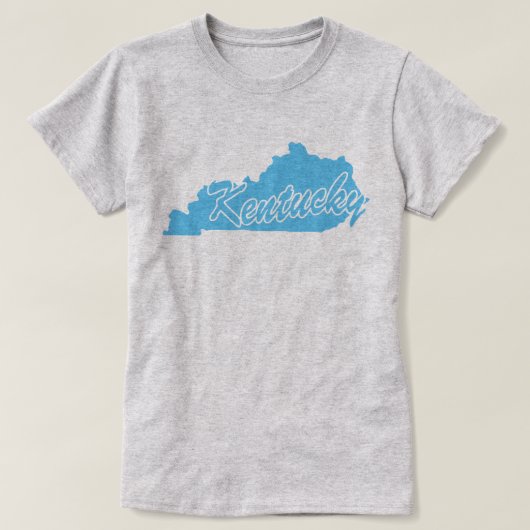 Staat des T - Shirt Kentucky Form (Design vorne)