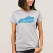 Staat des T - Shirt Kentucky Form (Vorderseite)