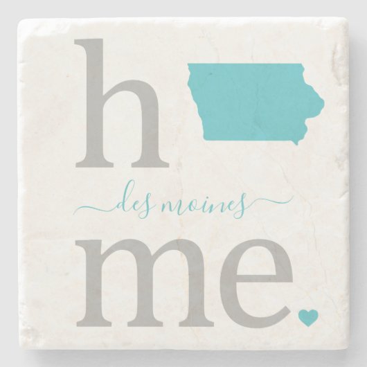 Staat des Untersetzer Iowa Stone (Vorderseite)