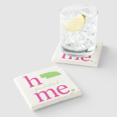 Staat des Untersetzer Nebraska Stone (Seitenansicht)