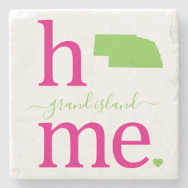 Staat des Untersetzer Nebraska Stone