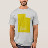 Staat des Utah-Shape-T - Shirt (Vorderseite)