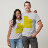 Staat des Utah-Shape-T - Shirt (Unisex)