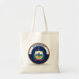 Staat des Vermont Flag Siegel Tote Beutel Tragetasche