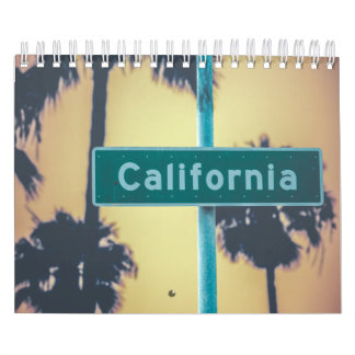 Staat des Wall Calendar der Sammlung von Kaliforni Kalender