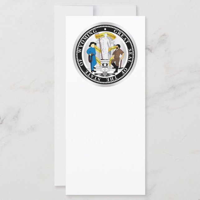 Staat des Wyoming-Siegels (Vorderseite)