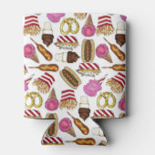 Staat Fasching Lebensmittel Nachos Cotton Candy Dosenkühler (Rückseite)