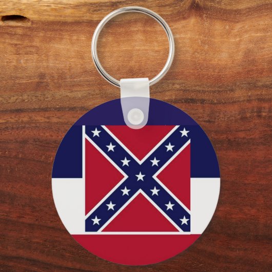 STAAT FLAG FISSISSIPPI SCHLÜSSELANHÄNGER (Vorderseite)