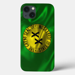 Staat Flagge Jeffersons wellenartig bewegenden iPhone 13 Hülle