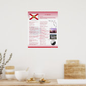 Staat Florida, FL Posters Poster (Küche)