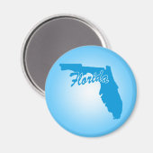 Staat Florida Magnet (Vorderseite/Rückseite)