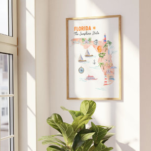 Staat Florida Poster