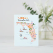 Staat Florida Postkarte (Stehend Vorderseite)