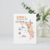 Staat Florida Postkarte (Stehend Vorderseite)