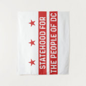 Staat für das Volk von Washington Wandteppich (Vorderseite)