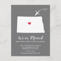 Staat für die Ankündigung verschieben NORTH DAKOTA