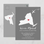 Staat für die Ankündigung wechseln - NEW YORK Post Postkarte (Vorne/Hinten)