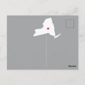Staat für die Ankündigung wechseln - NEW YORK Post Postkarte (Rückseite)