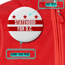 Staat für Washington DC Button