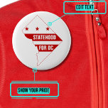 Staat für Washington DC mit Karte Button<br><div class="desc">Seit mehr als 200 Jahren sind die Einwohner von Washington, D.C. systemischer Ungleichheit ausgesetzt und ihnen die vollen Rechte der Staatsbürgerschaft verweigert worden, die die Einwohner von Staaten genießen, einschließlich der Wahlvertretung im Kongress. Es ist an der Zeit, ein großes historisches Unrecht zu korrigieren. Die Einwohner der DC wollte ihre...</div>