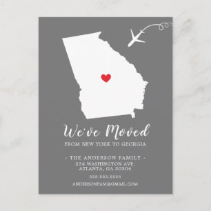 Staat GEORGIA Postkarte