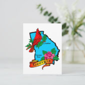 Staat Georgiens Geschenke und T-Shirts für Kinder, Postkarte (Stehend Vorderseite)