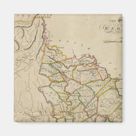 Staat Georgiens Magnet (Vorne)