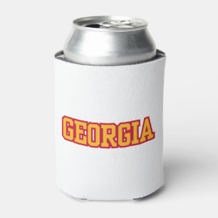 Staat Georgiens mit Stolz Dosenkühler