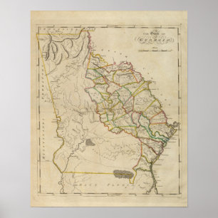 Staat Georgiens Poster