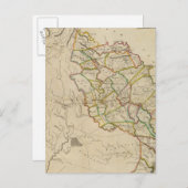 Staat Georgiens Postkarte (Vorne/Hinten)