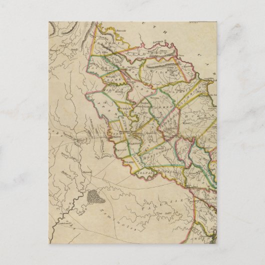 Staat Georgiens Postkarte (Vorderseite)