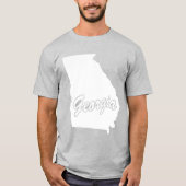 Staat Georgiens - T - Shirt (Vorderseite)