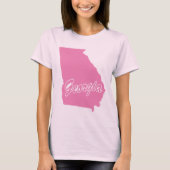 Staat Georgiens - T - Shirt (Vorderseite)