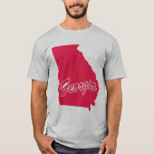 Staat Georgiens - T - Shirt (Vorderseite)