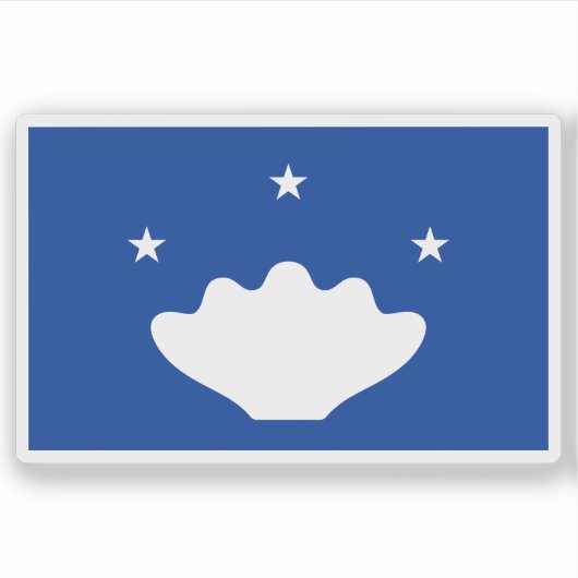 Staat Hatohobei (Tobi), Palau Aufkleber (Vorderseite)