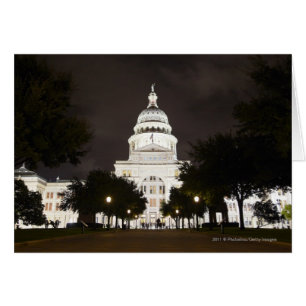 Staat Hauptstadt Austin, Texas am Abend