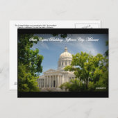 Staat Hauptstadt Gebäude von Missouri Postkarte (Vorne/Hinten)