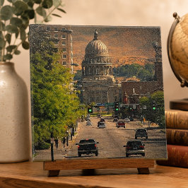 Staat Hauptstadt in Boise, Idaho Fliese