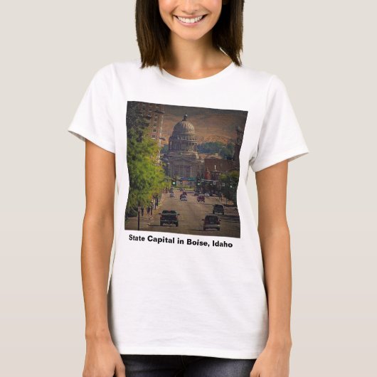 Staat Hauptstadt in Boise, Idaho T-Shirt (Vorderseite)