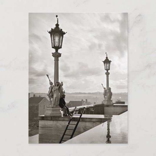 Staat Hauptstadt in Nashville, 1864 Postkarte (Vorderseite)