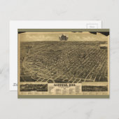 Staat Hauptstadt Lincoln, Nebraska (1889) Postkarte (Vorne/Hinten)