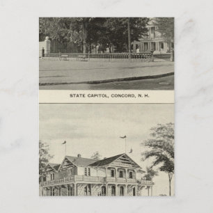 Staat Hauptstadt, NH Staat Bldg, Columbian Exposit Postkarte