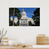 Staat Hauptstadt Poster (Küche)