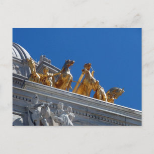 Staat Hauptstadt Postkarte