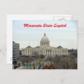 Staat Hauptstadt Postkarte (Vorne/Hinten)