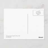 Staat Hauptstadt Postkarte (Rückseite)