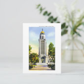 Staat Hauptstadt Tower, Lincoln, Nebraska Postkarte (Stehend Vorderseite)