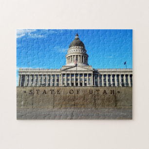 Staat Hauptstadt Utah. Puzzle