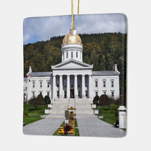 Staat Hauptstadt Vermont - Keramik Ornament (Links)