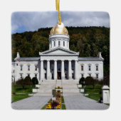 Staat Hauptstadt Vermont - Keramik Ornament (Vorderseite)
